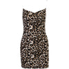 Wild Leopard Ritual Double-Slit Dress
