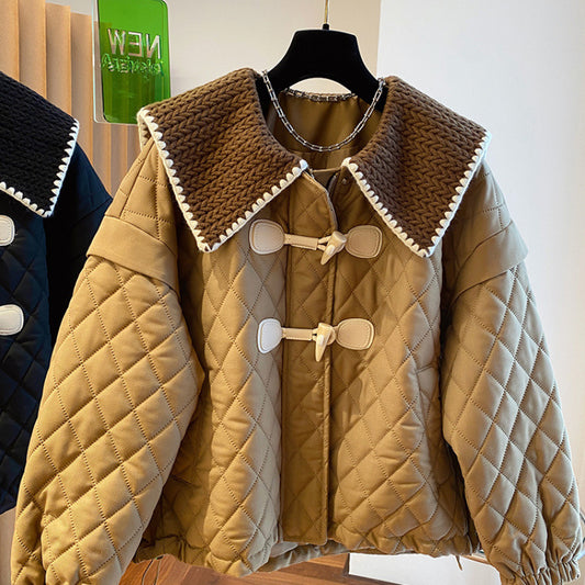 Spliced Puffer Jacket