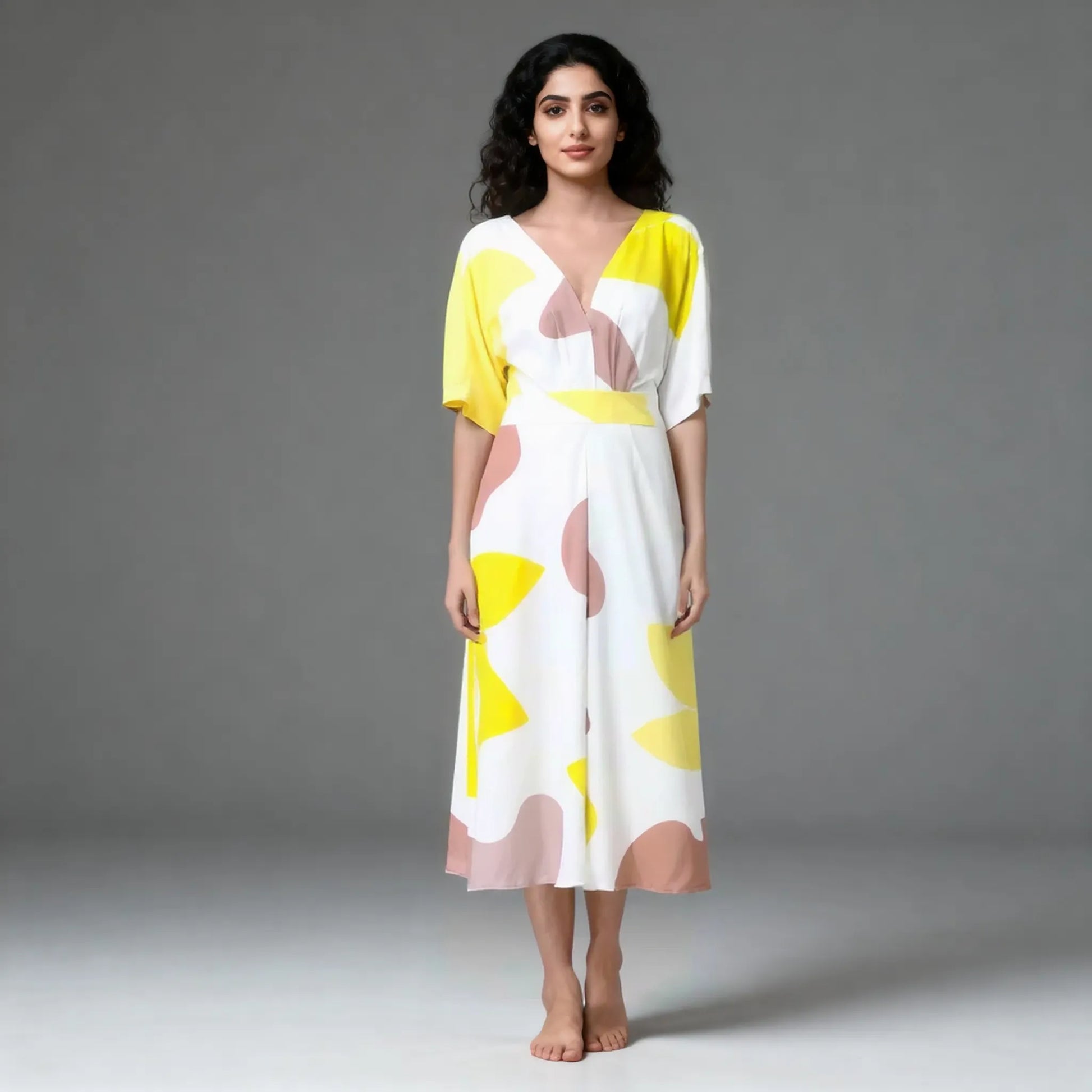 Sunmuse Bloom Vibe Midi Dress