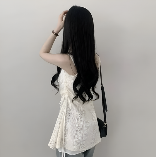 Elfenbeinfarbenes Allure-Kleid