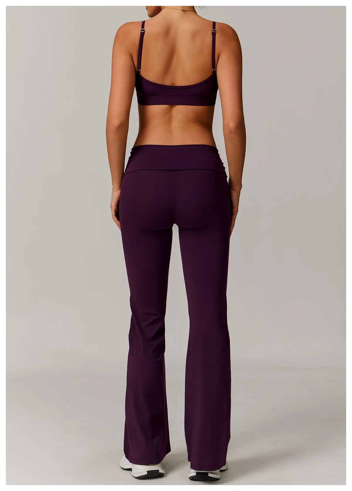 Leggings taille haute à plis