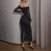 Starlit Temptation Mesh Gown