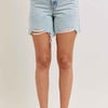 Judy Blue High-Waisted Rigid Magic Dad Short Wwith Cell Phone Back Pockets