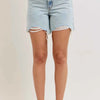 Judy Blue High-Waisted Rigid Magic Dad Short Wwith Cell Phone Back Pockets