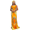 Prism Glow Ankara Dress