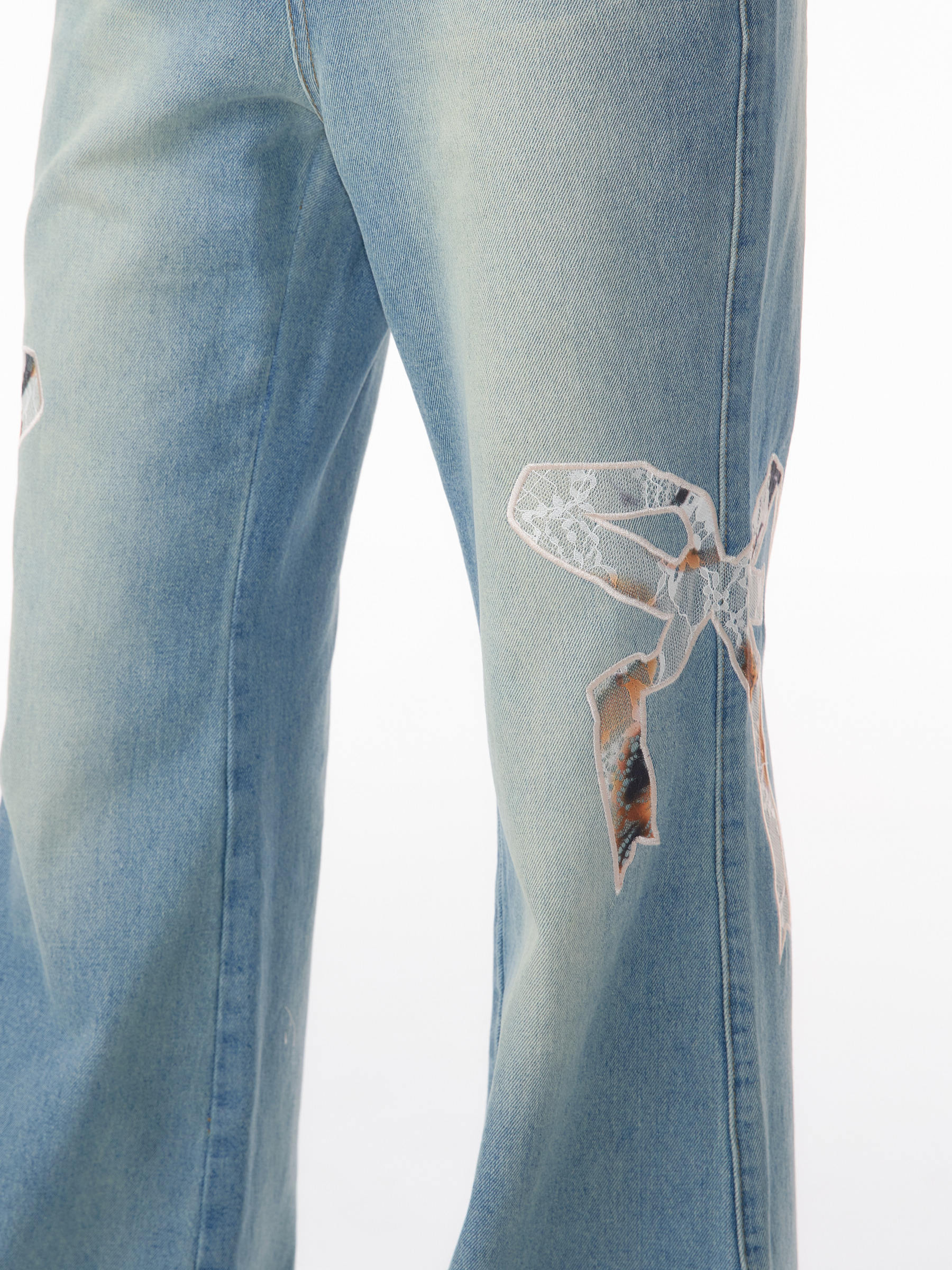 Sweet Edge Bow Detail Jeans