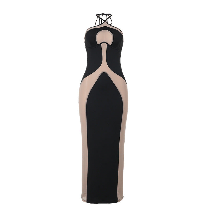 Trust The Process Mirage Halter Cutout Bodycon Dress