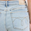 Judy Blue High-Waisted Rigid Magic Dad Short Wwith Cell Phone Back Pockets
