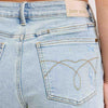 Judy Blue High-Waisted Rigid Magic Dad Short Wwith Cell Phone Back Pockets