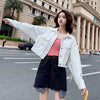 Manhattan Fringed denim jacket