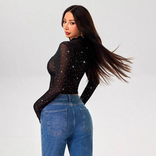 Starstruck Mesh Top