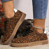 Leopard Lace Up Sneakers