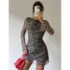 Rogue Mood Leopard Mesh Dress