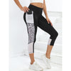 Fierce Energy Leopard Mesh Capri Leggings
