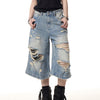 Ripped to Rebel Denim Culottes