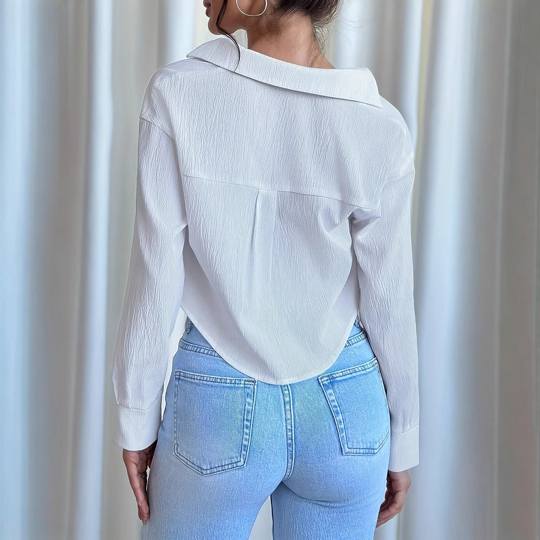 Rüschenbluse „Auf der Sonnenseite“ 