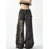 Back Street Ripped Cargo Jeans