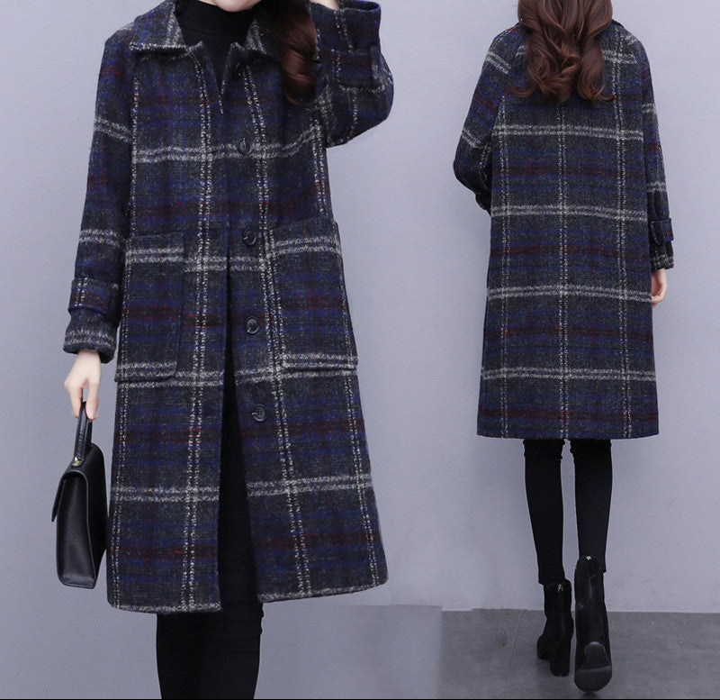 Lena Padded Woolen Trench Coat