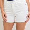 Judy Blue Full Size High-Waisted Slim Short Plus Size