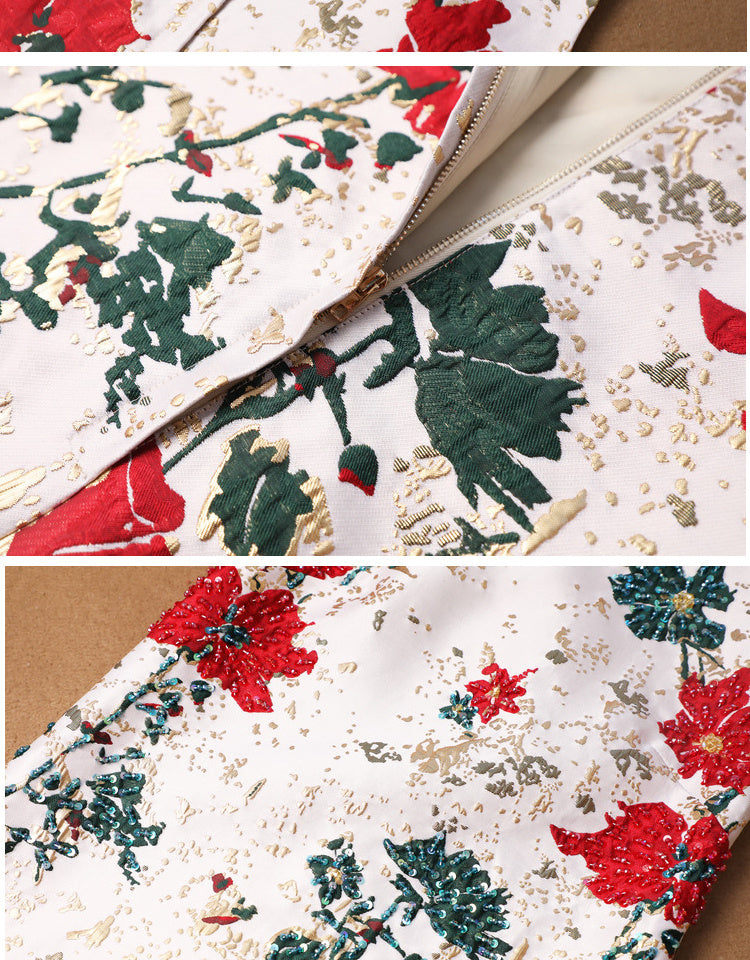 Pearl Enchantment Mini Dress