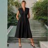 Femme Placket Forme Dress