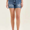 Judy Blue High Rise Slim Short with Star Splatter