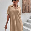 Johnny Collar Short Sleeve Polo Dress
