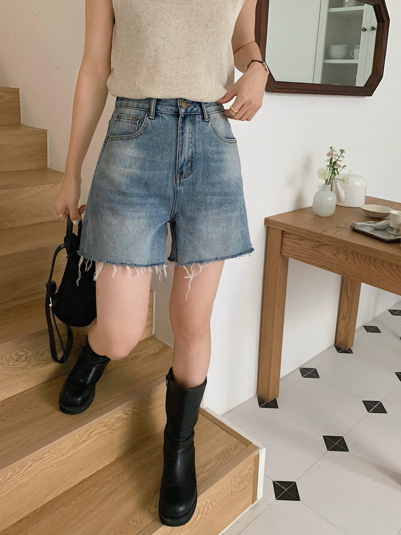 Short ample à bords rétro