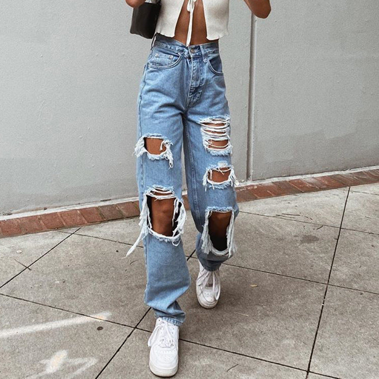 Club Mood  Ripped Jeans