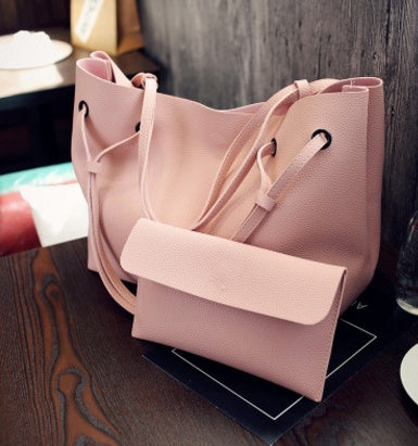 Fashion Shoulder Tote Bag & Crossbody Bag Two-Piece Set – Stylish & Versatile