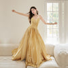 Golden Petal Dress