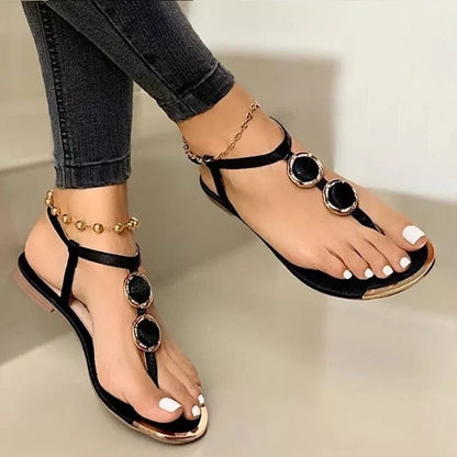 Women's Flat Sandals – Summer Beach Shoes for Casual Comfort & Style