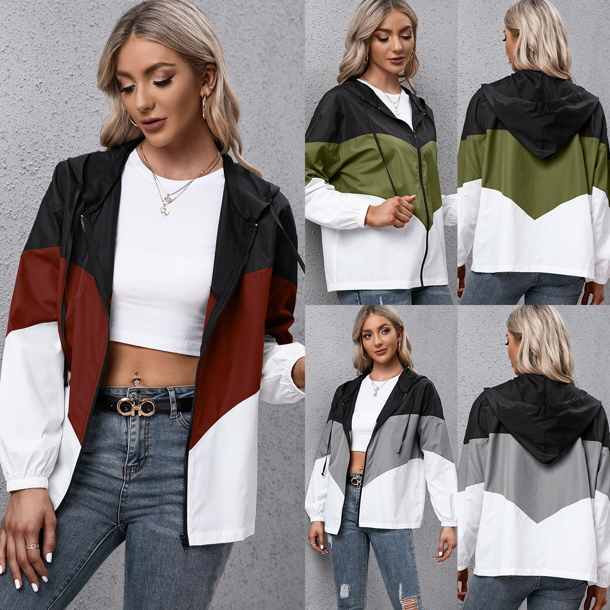 Hooded Mountaineering Windbreaker Jacket