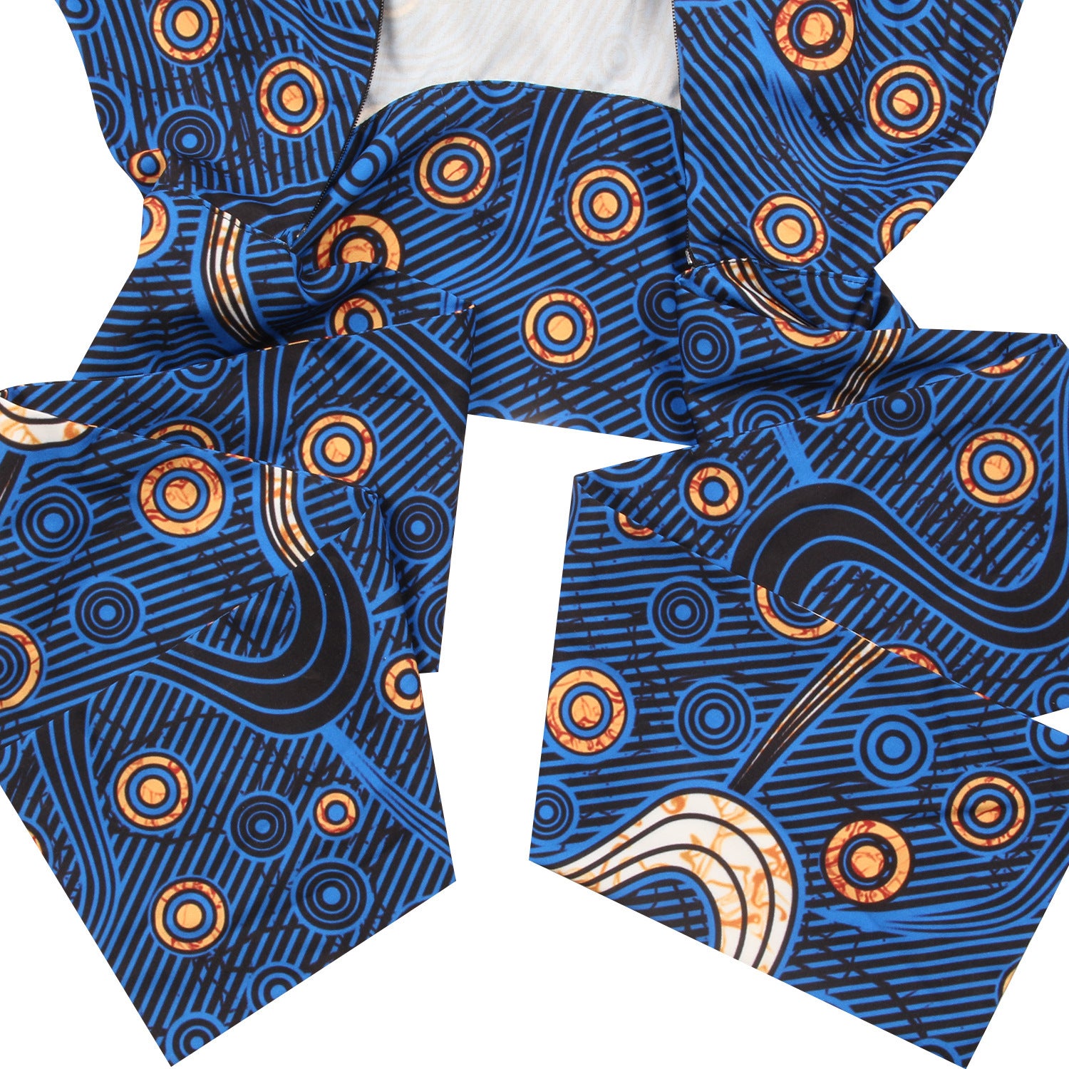 Vivid Dreams Digital Print Halter Dress