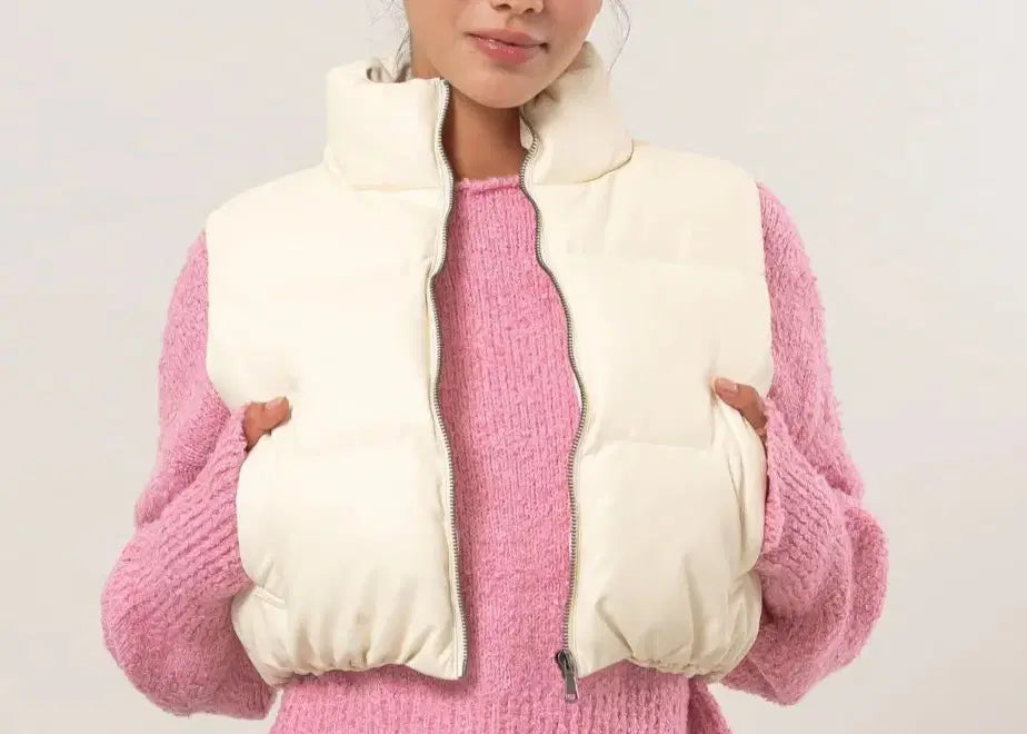 HYFVE Pocketed Solid Vest Coat