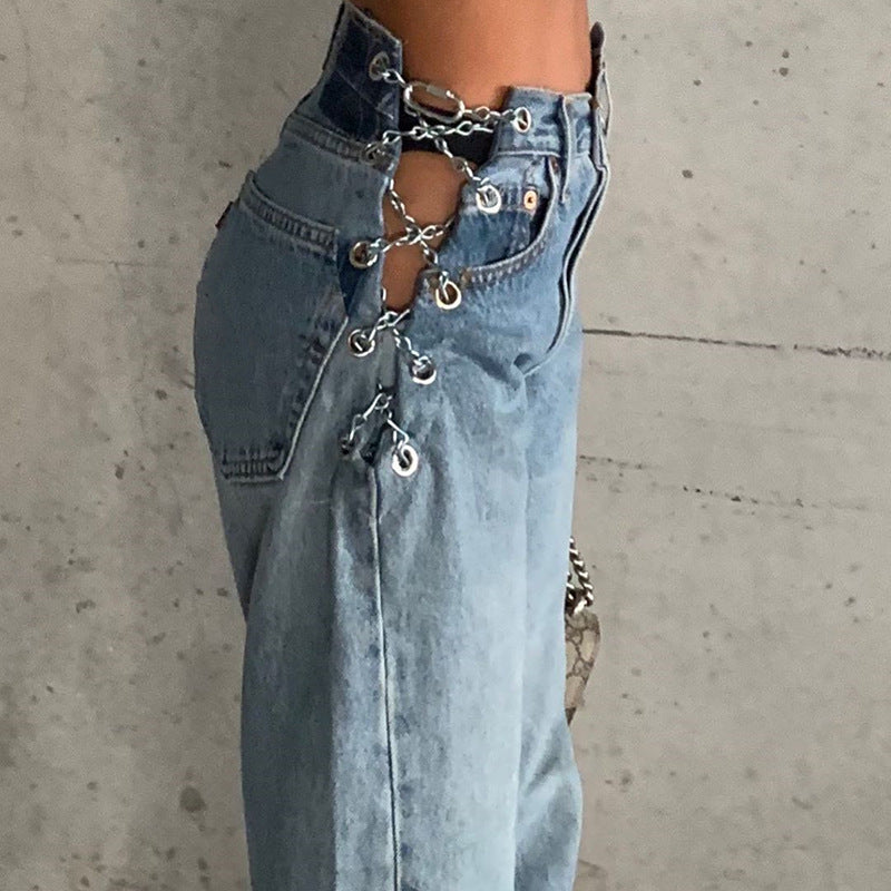 Retro Glow Washed Denim