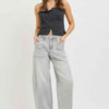 RISEN Slouchy Cropped Barrel Jeans