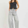 RISEN Slouchy Cropped Barrel Jeans