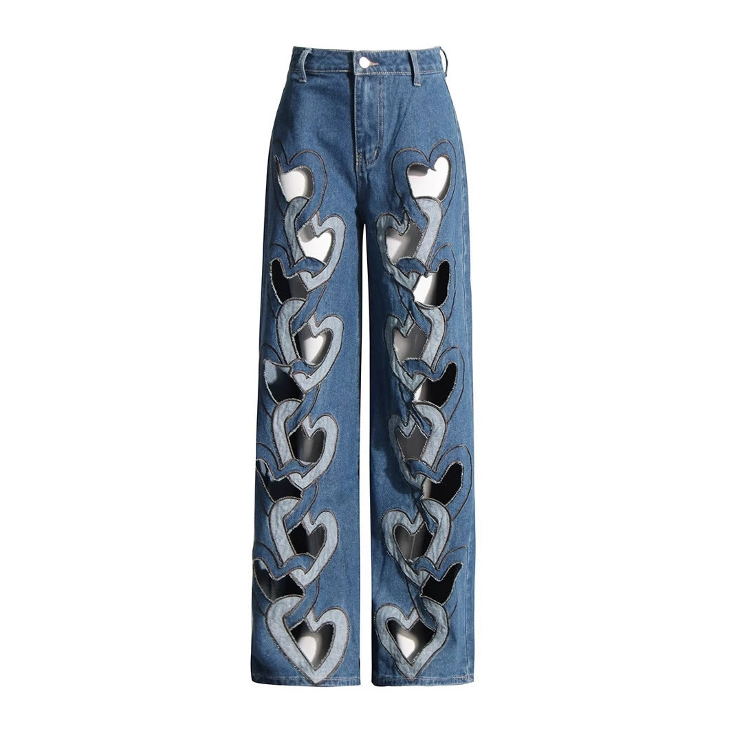 All About Love Cut-Out Jeans