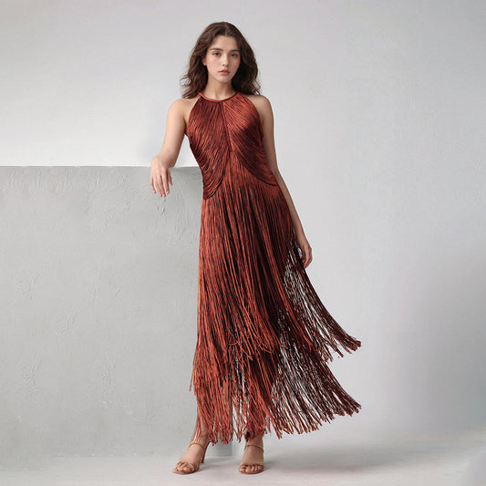 Tassel Sedona Maxi Dress"