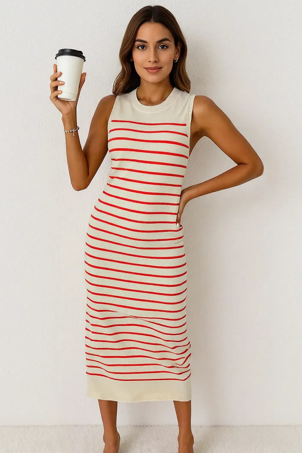 Sunrise Knit Maxi Dress