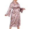 Late Night Bloom Luxe Floral Robe - Curve