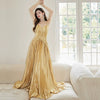 Golden Petal Dress