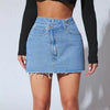 The Coolest Denim Mini Skirt