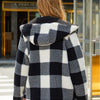 Stay In Touch  Plaid Coat