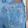 Judy Blue High Rise Ankle Wide Leg Jeans