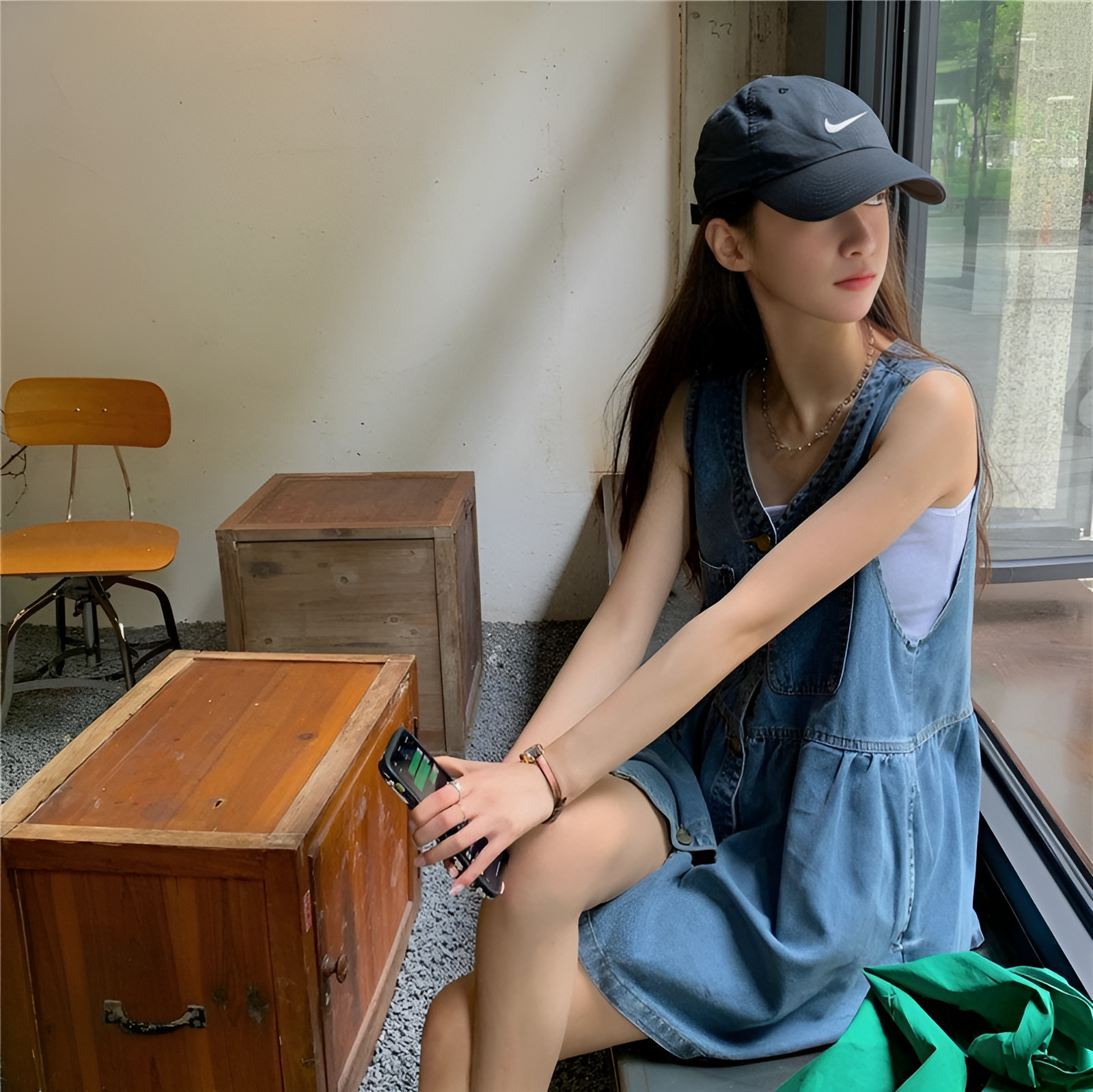 Robe nuisette en jean Riley Effortless Staple