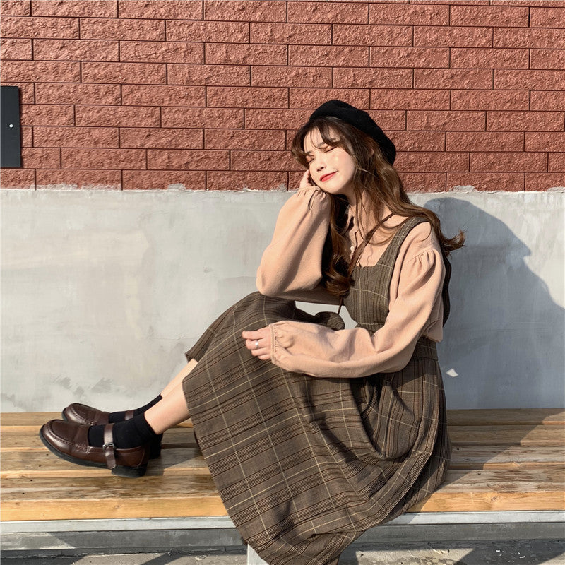 Autumn Reverie Karowesten-Kleid-Set