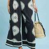 Umgee Abstract Border Print Wide Leg Pants
