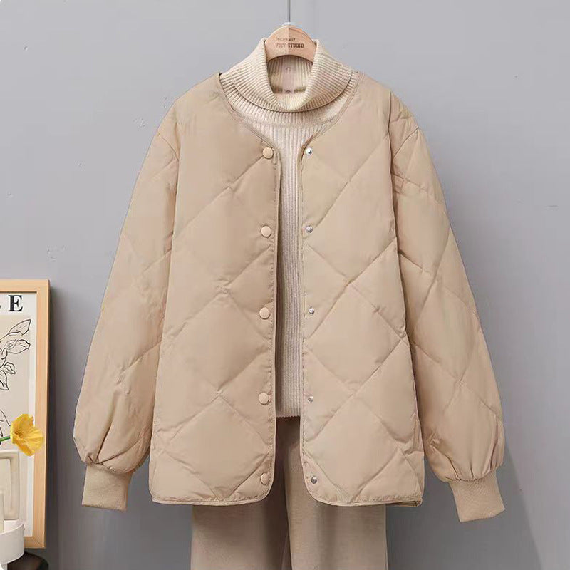 Rhombus Down  Quilted Jacket